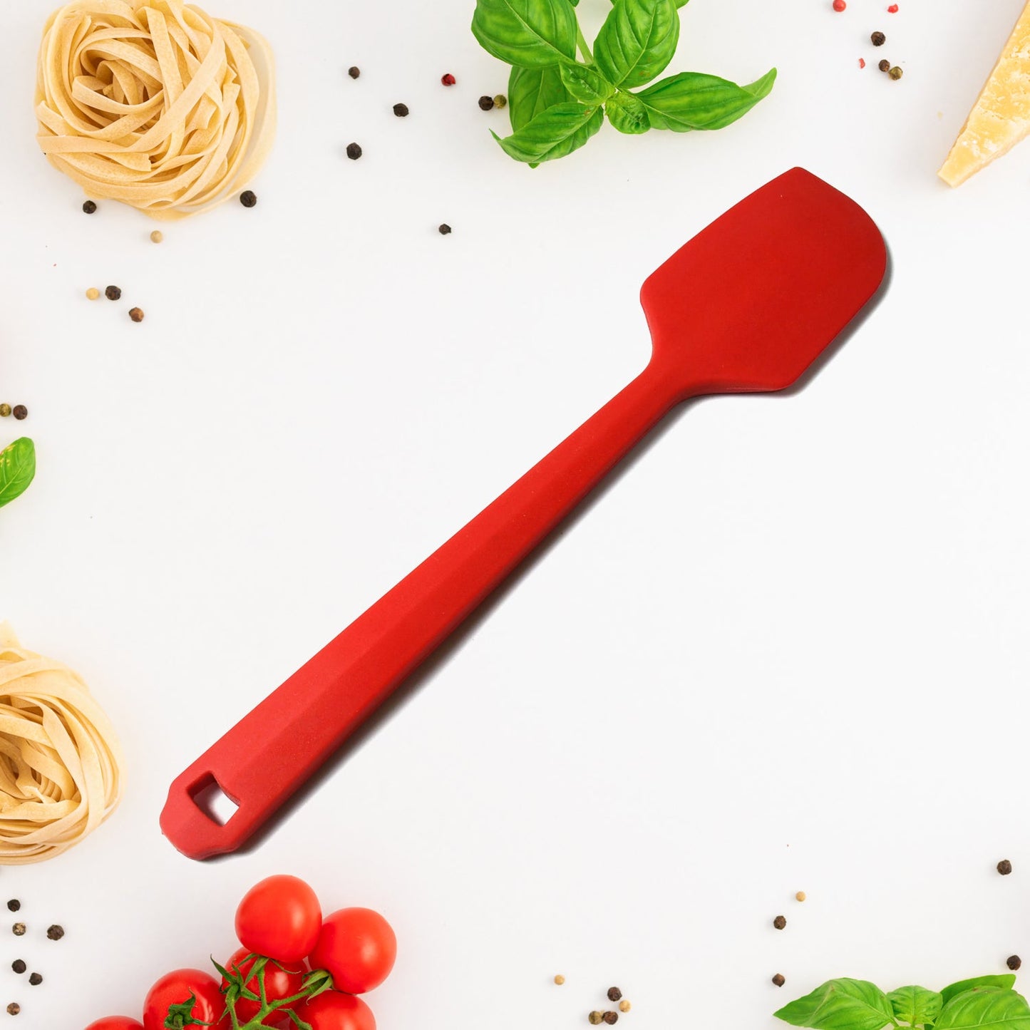 Multipurpose Silicone Spoon, Silicone Basting Spoon Non-Stick Kitchen Utensils Household Gadgets Heat-Resistant Non Stick Spoons Kitchen Cookware Items For Cooking and Baking (1 pc)