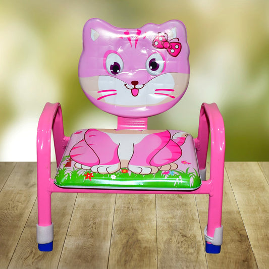 Cartoon Baby Chair Strong Steel Cushion & Comfortable Baby Chair High Quality Chair (1 Pc)