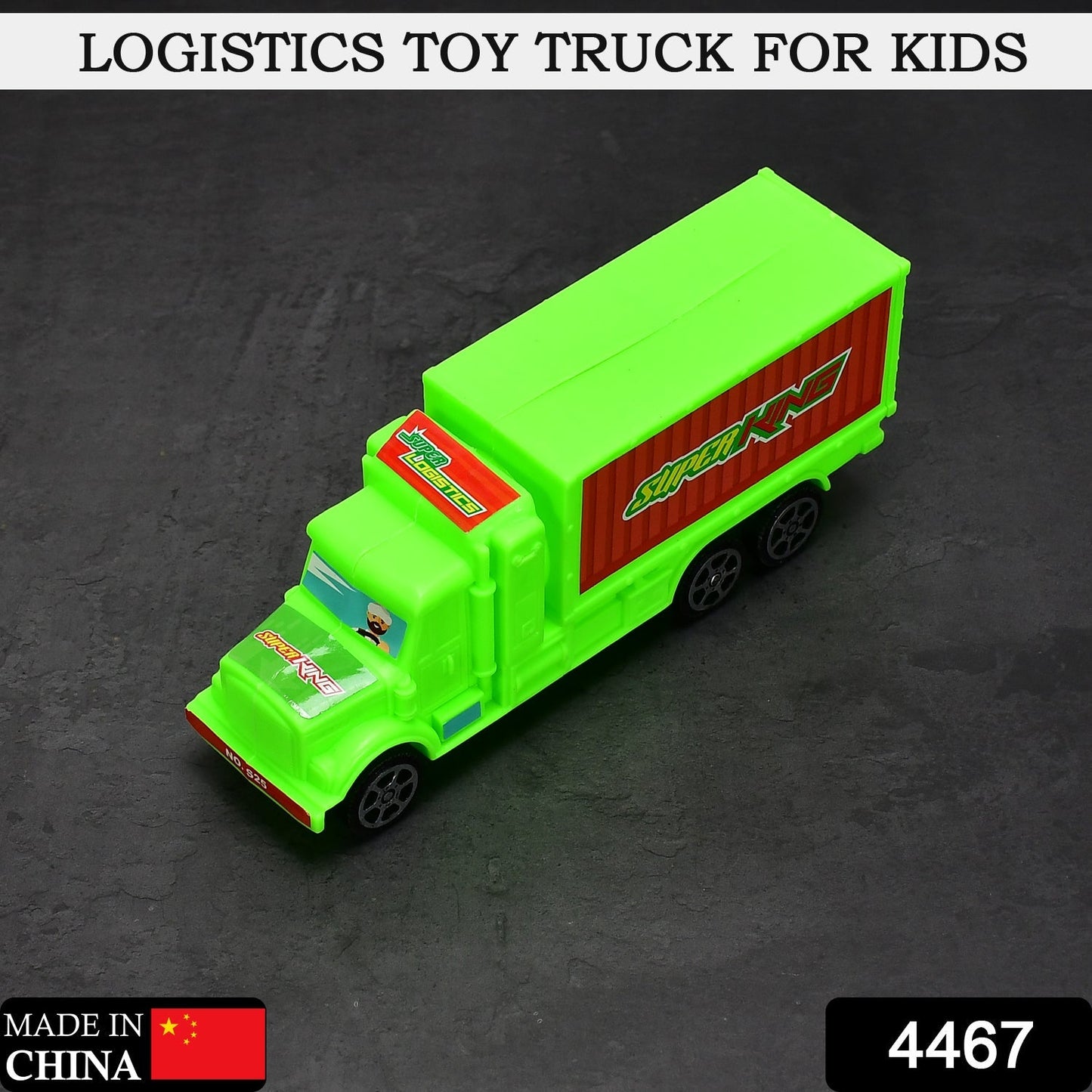 4467 Plastic Container Cargo Truck toy for kids 