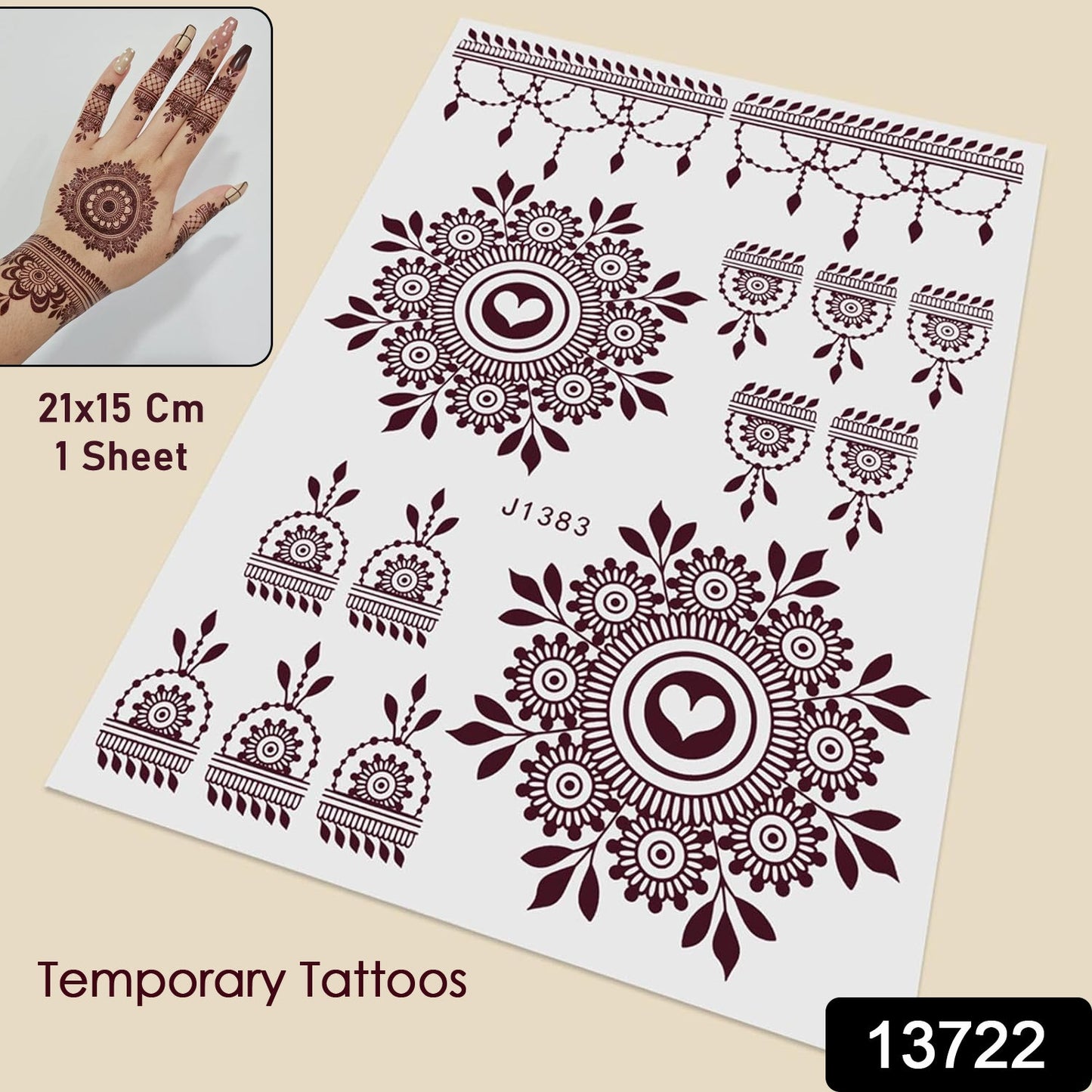 Vantaty Temporary Tattoos