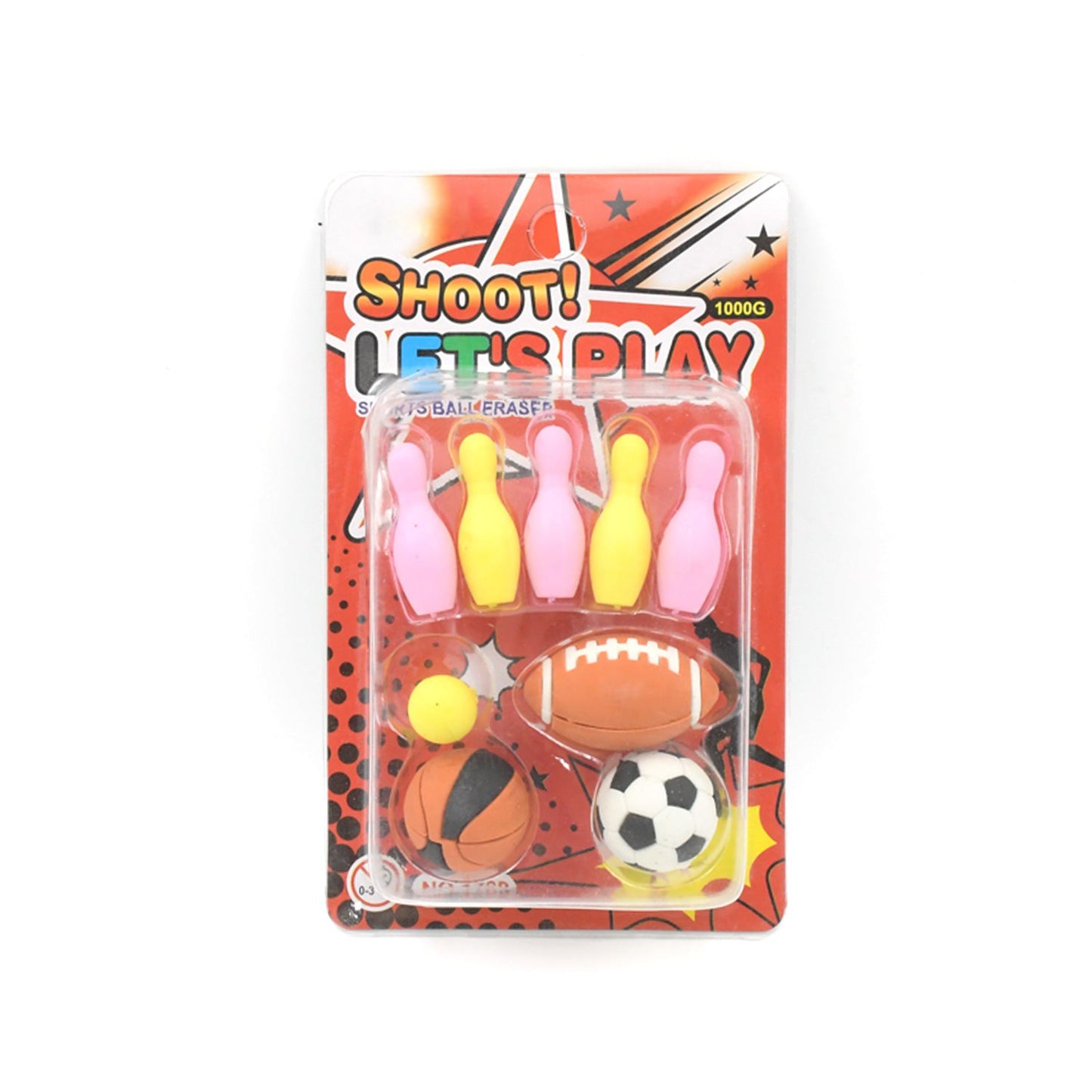 Stationary Kit Fancy & Stylish Colorful Erasers, Mini Eraser Creative Cute Novelty Eraser for Children Different Designs Eraser Set for Return Gift, Birthday Party, School Prize, Football & Icecream Set Eraser (9 pc & 5 Pc Set)