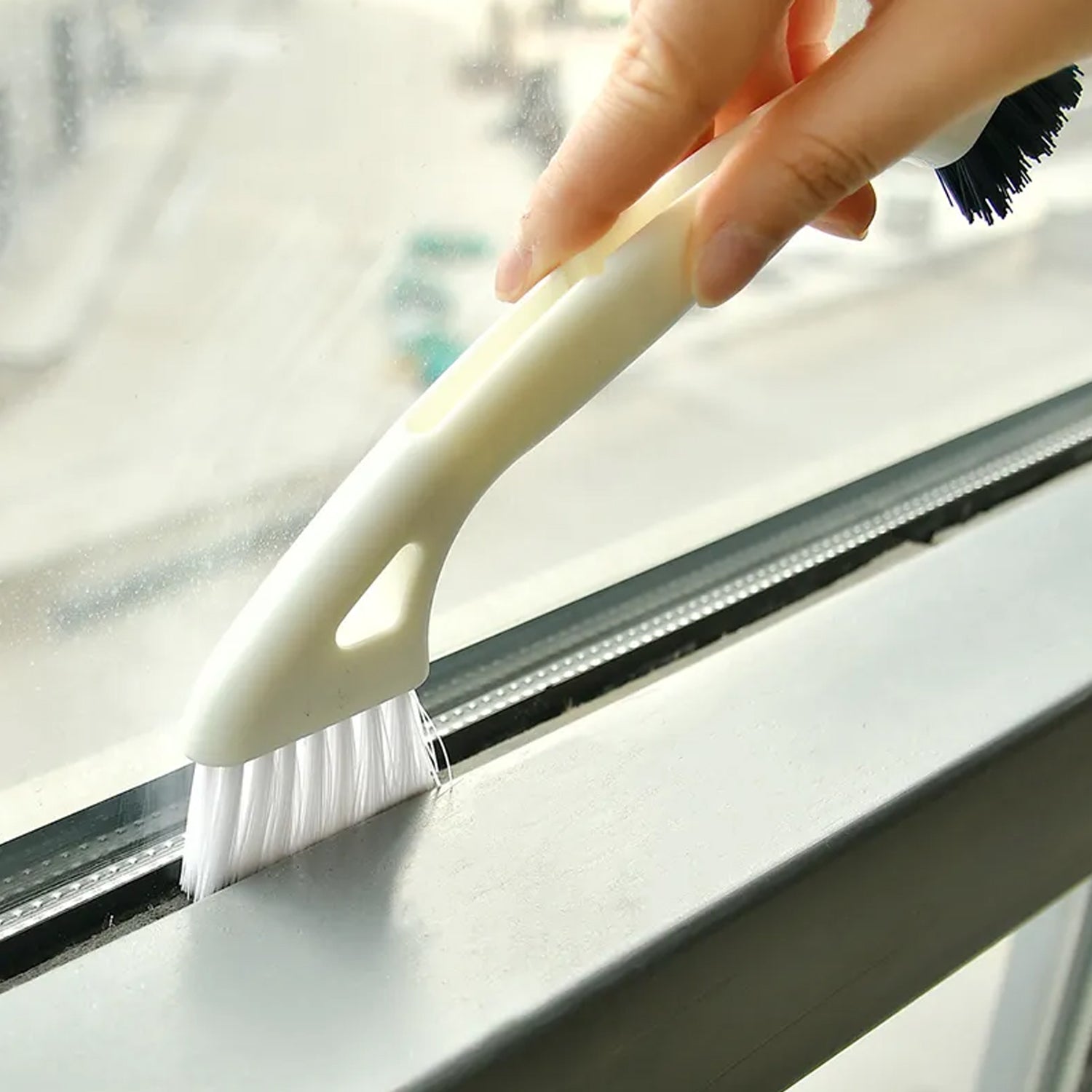 Multi-purpose cleaning brush with double sides