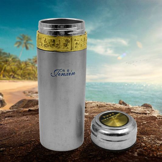 Stainless Steel Water Bottle Leak Proof, Rust Proof, Hot & Cold Drinks, Gym Sipper BPA Free Food Grade Quality, Steel fridge Bottle For office / Gym / School (350 Ml Approx)