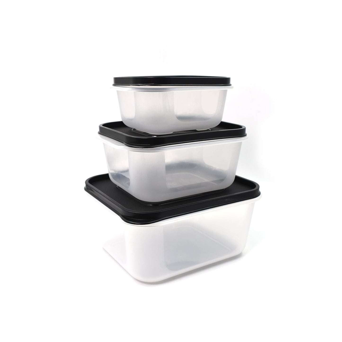 Square container set for versatile storage and organizing items