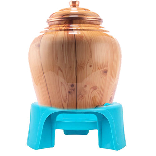 Plastic pot stand by Ganesh, unbreakable and multipurpose, various perspectives.