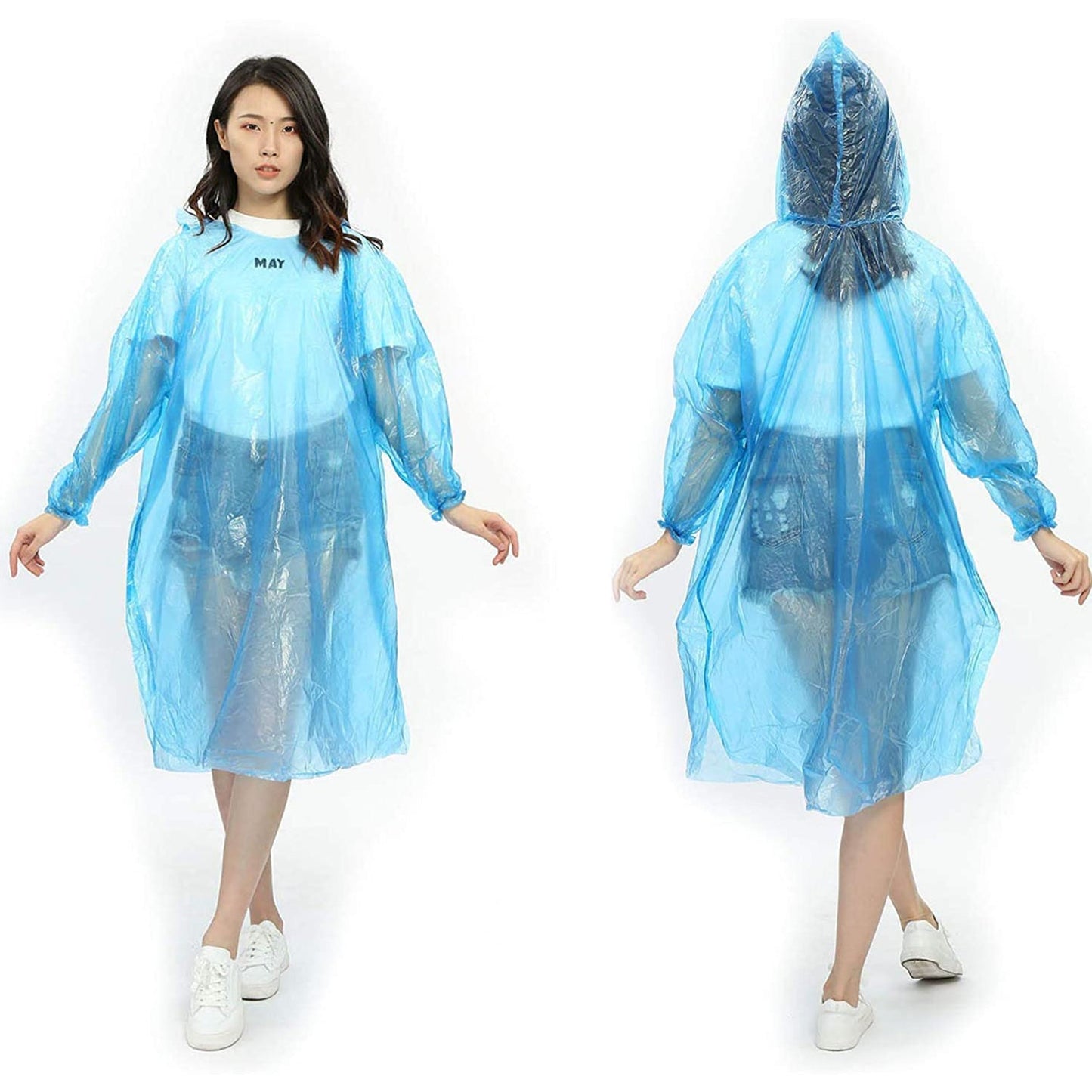 6182 Disposable Rain Coat For Having Prevention From Rain And Storms To Keep Yourself Clean And Dry. 