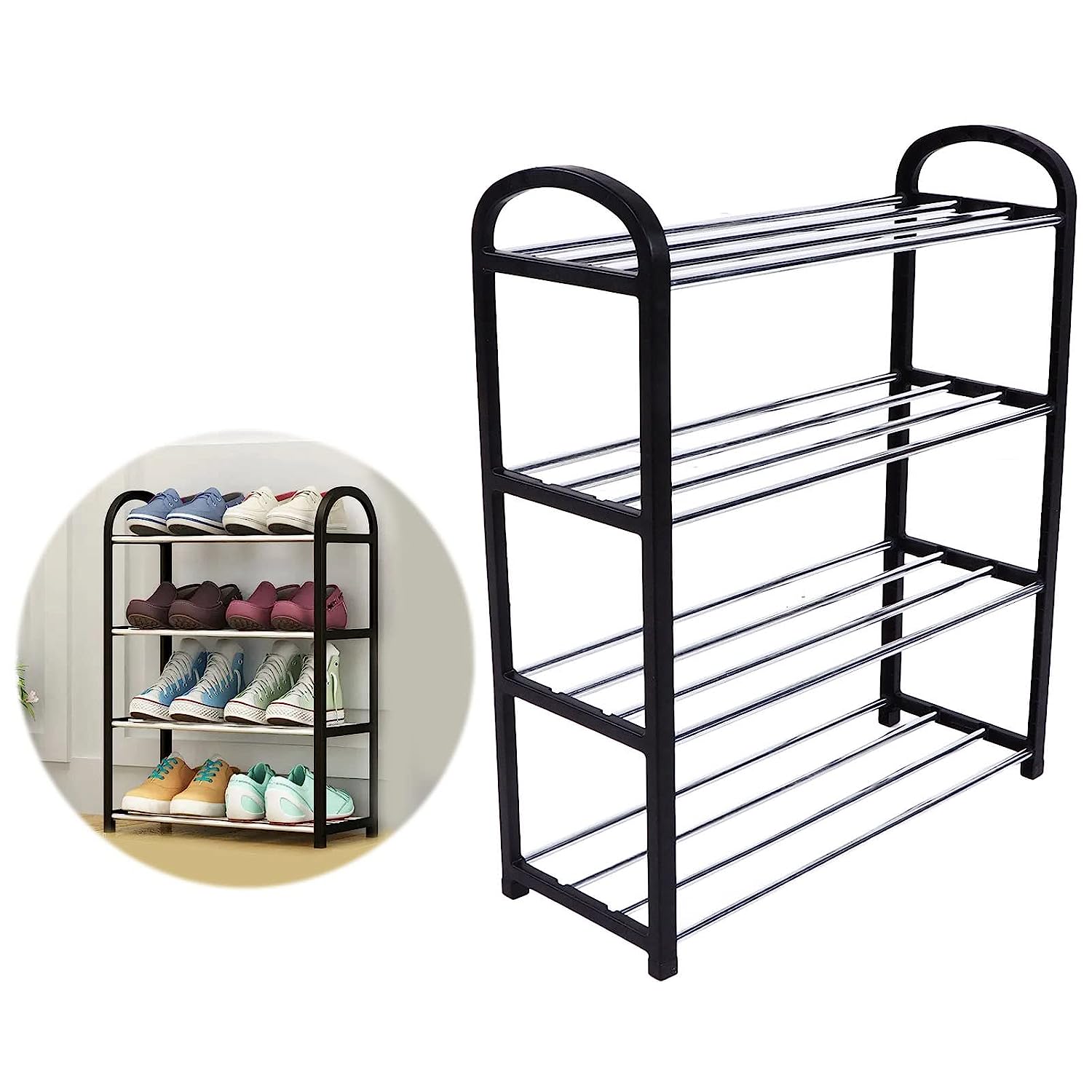 9106 4 Shelves Shoe Rack 