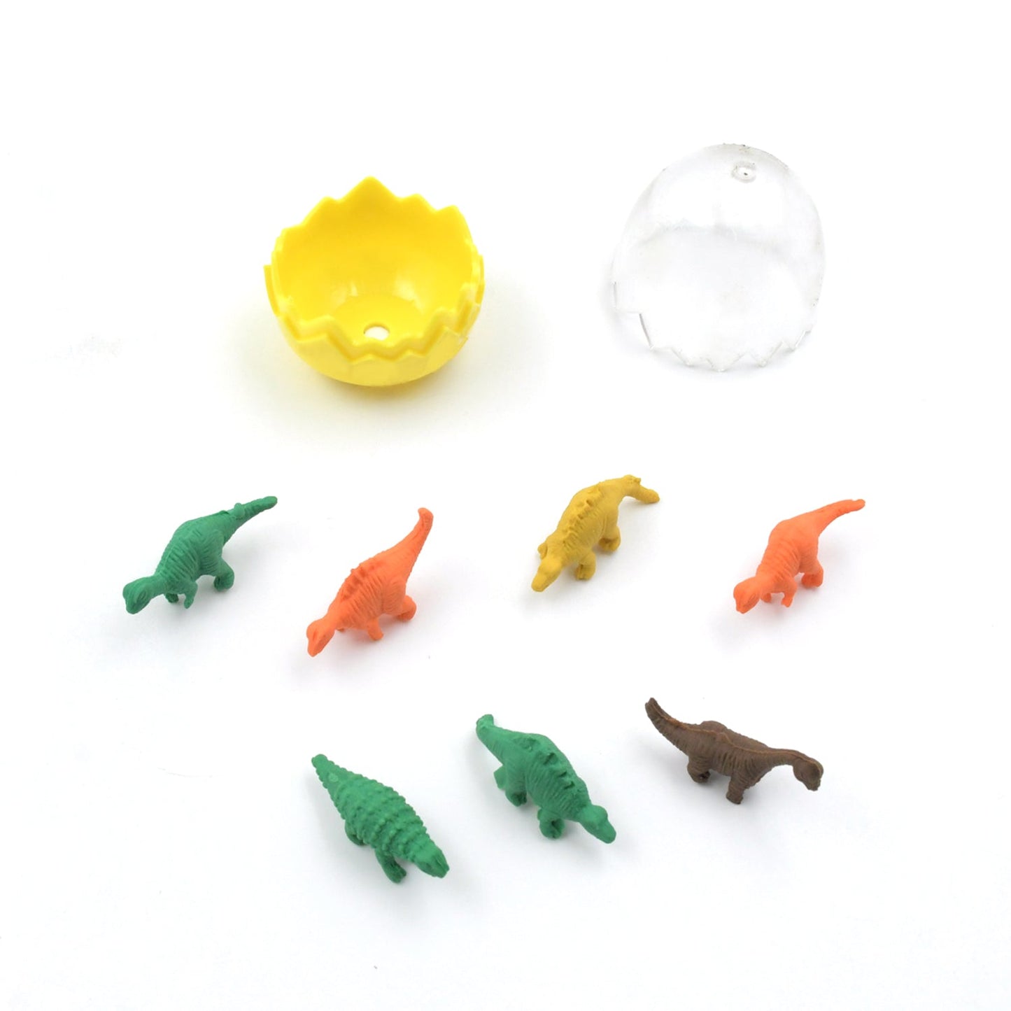 7 Piece Dinosaur Shaped Erasers for Kids - Animal Erasers, 3D Puzzle