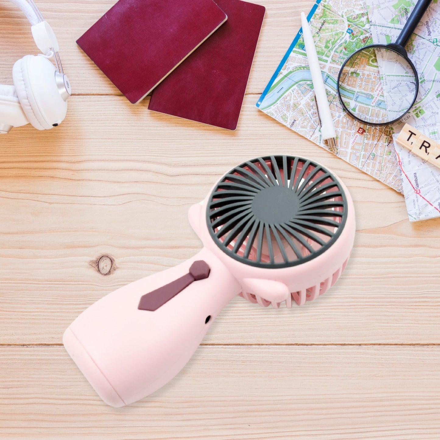 17713 Portable Small Electric Fan Handheld, Rechargeable Mini Student Handheld Dormitory Class Personal Fan