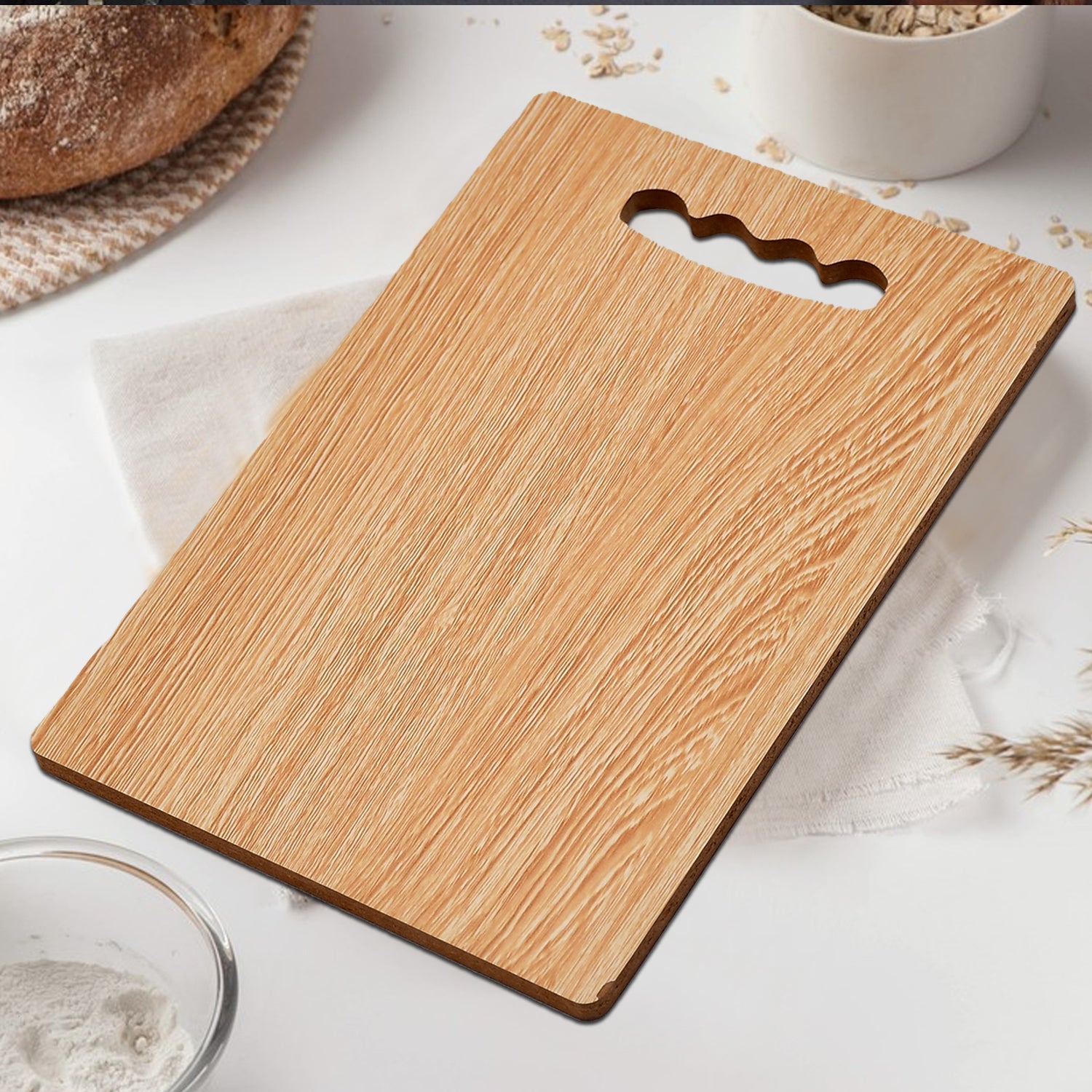 7124 Wooden Chopping Board 26x17 Chopping Vegetable & fruits For Home & Kitchen Use 