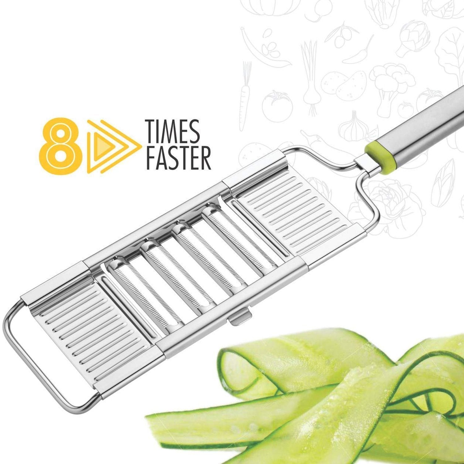 Multipurpose stainless steel kitchen grater