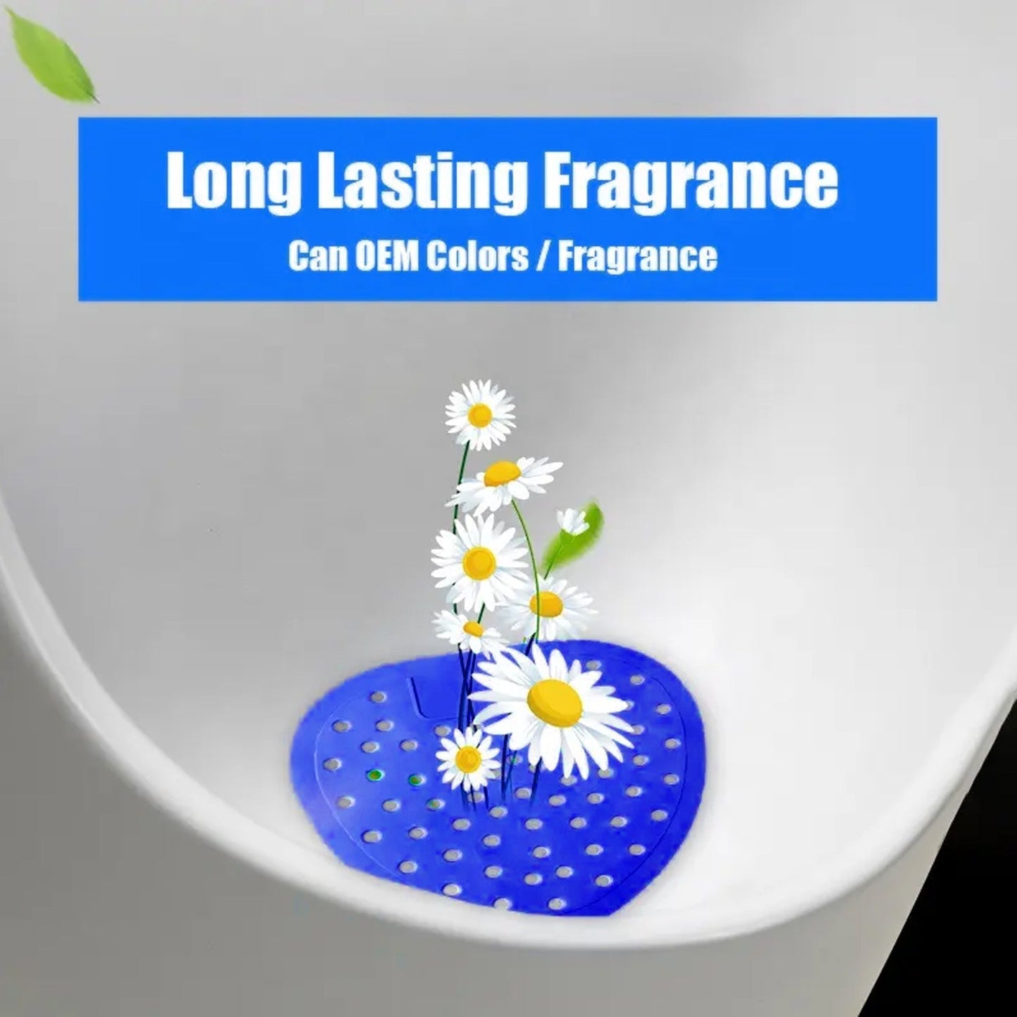 7699 Urinal Screen Deodorizer, Scented Urinal Screen Lasting Fragrance Silicone Clean Descaling DeoDap