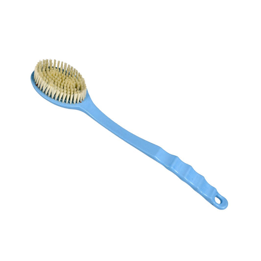 6664 Bath Brush with Bristles, Long Handle for Exfoliating Back, Body, and Feet, Bath and Shower DeoDap