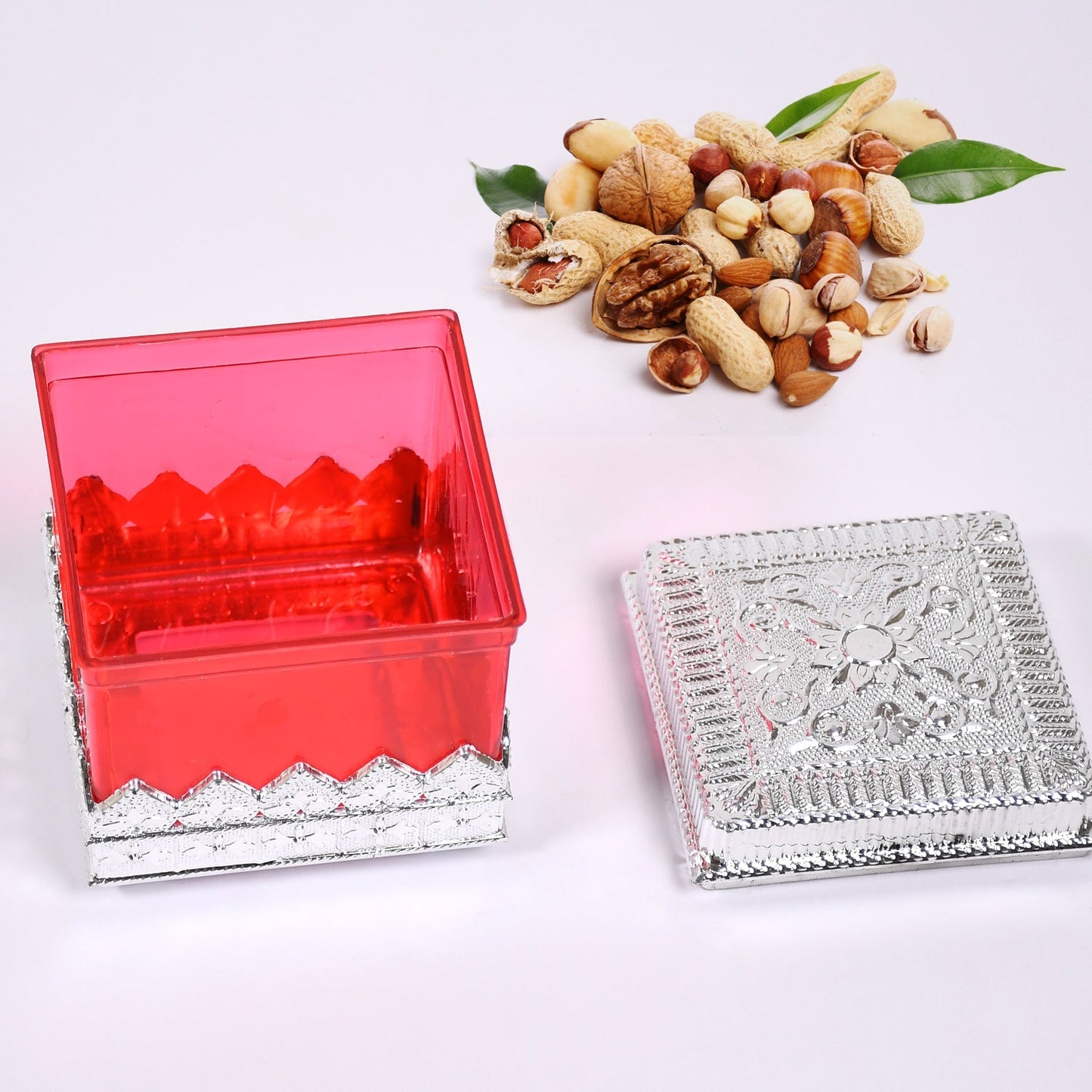 7129 RUBY DRYFRUIT STORAGE CONTAINER  ATTRACTIVE DESIGN BOX FOR HOME , GIFTING & KITCHEN USE 