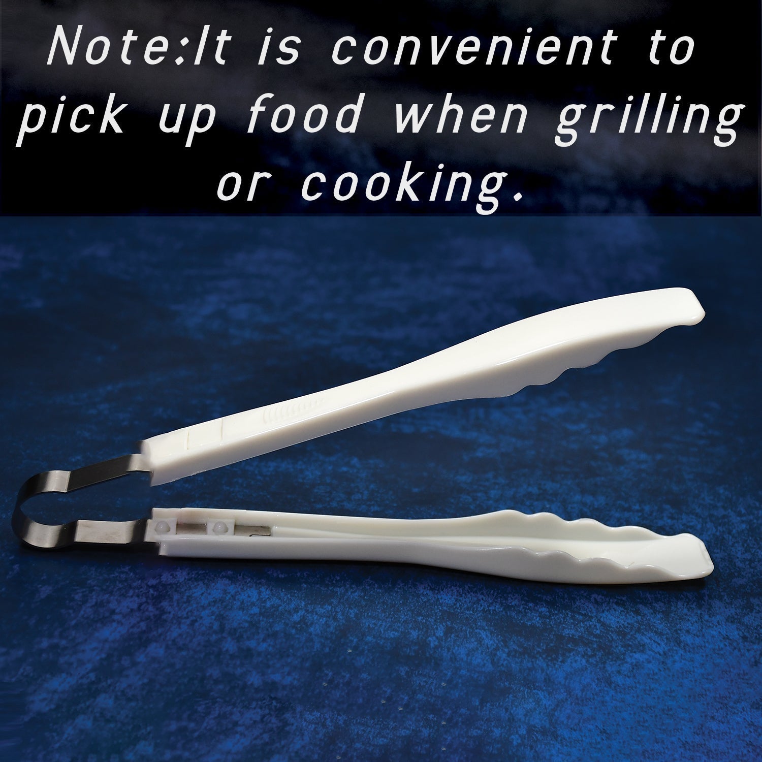 Versatile kitchen tongs for cooking and serving.