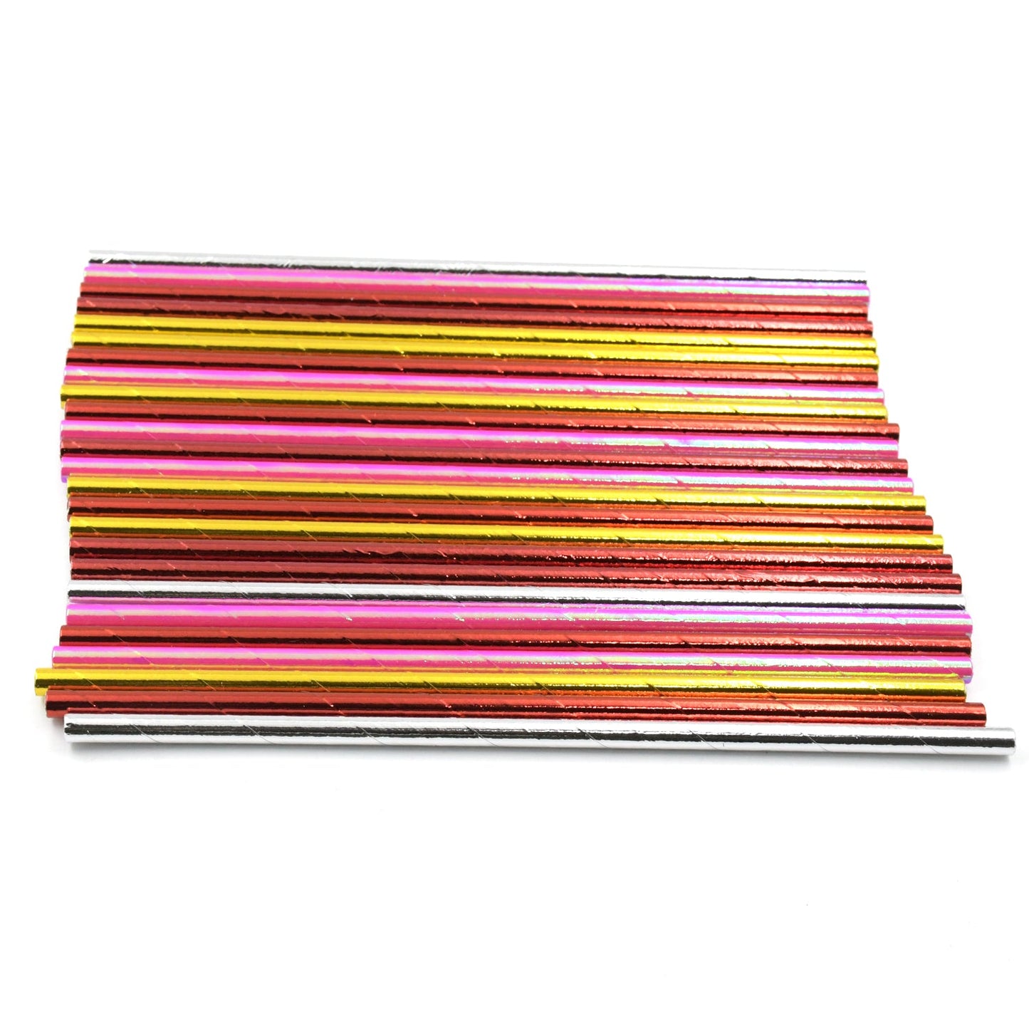 5519 Home Paper Straws Durable & Eco-Friendly Colorful - Drinking Straws & Party Decoration Supplies, Adorable Solid Color Food Grade Paper Straws for Birthday, Wedding, Baby Shower Celebration (25 Pcs Set)