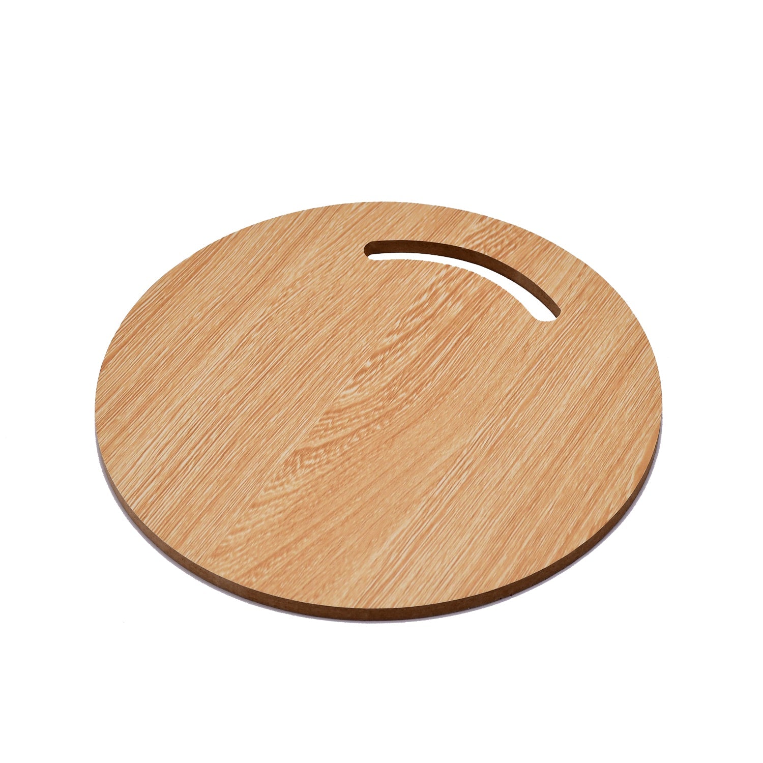 7123 Wooden Round Chopping Board  For Chopping Fruit & Vegetable 