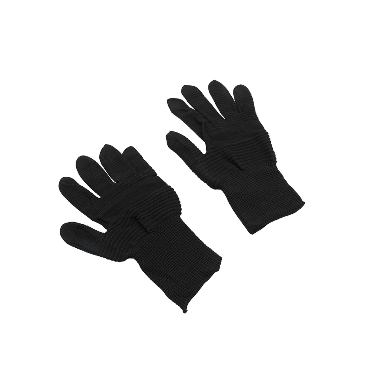 Gloves with heat and cut protection features