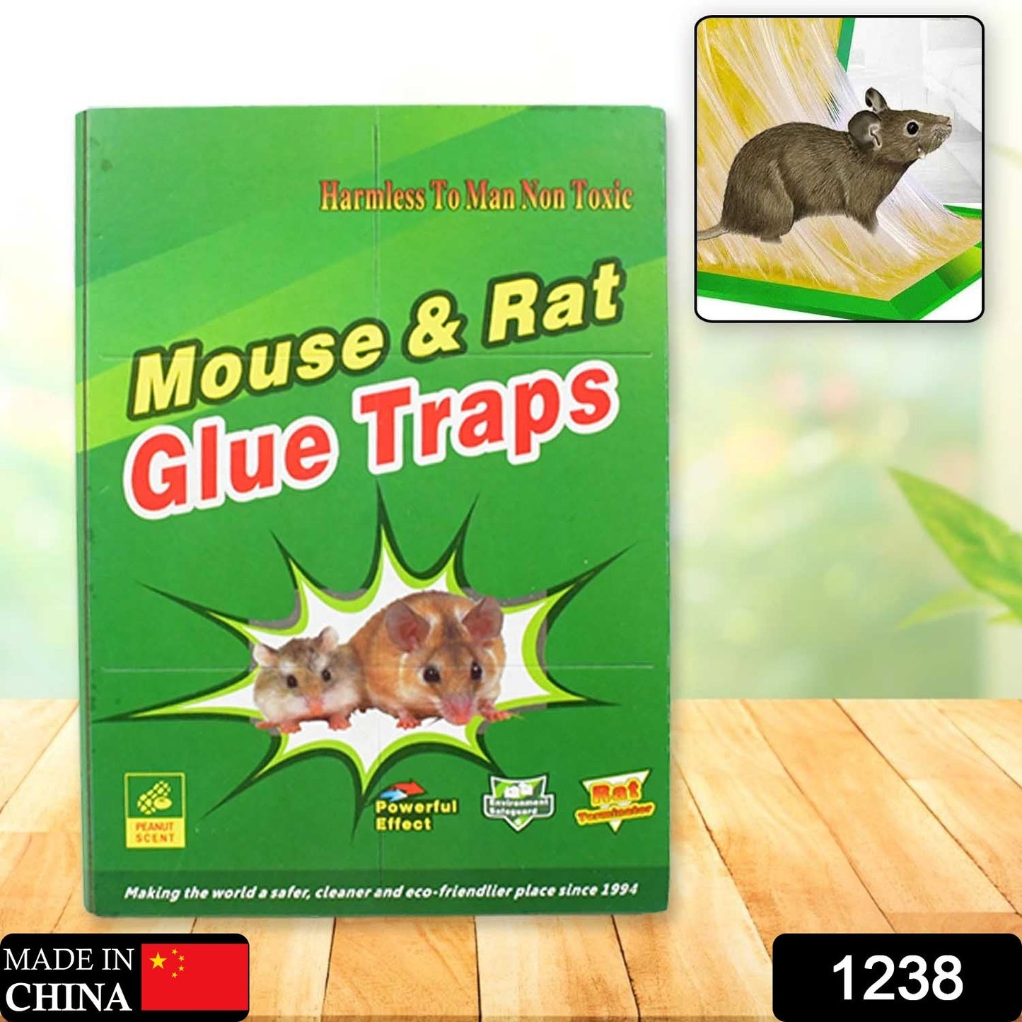 1238 Mice Traps Sticky Boards Strongly Adhesive That Work Capturing Indoor and Outdoor