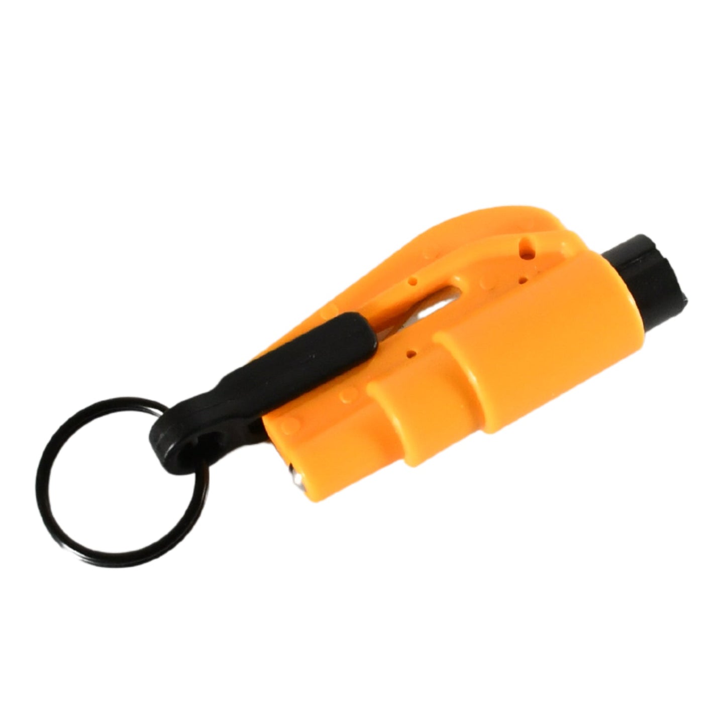 2 in 1 Emergency Safety Cutter with Key Chain, Small Portable Handy Emergency Safely Glass Breaking & Seat Belt Cutting Keychain Tool