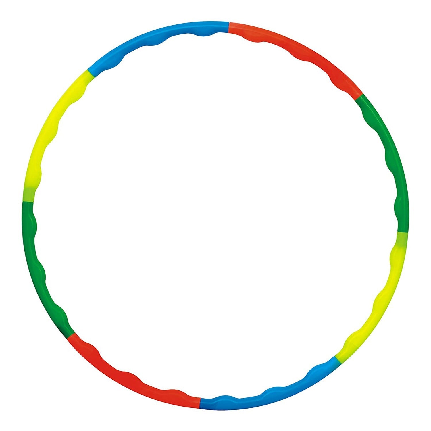 Interlocking hula hoop for fitness with adjustable diameter