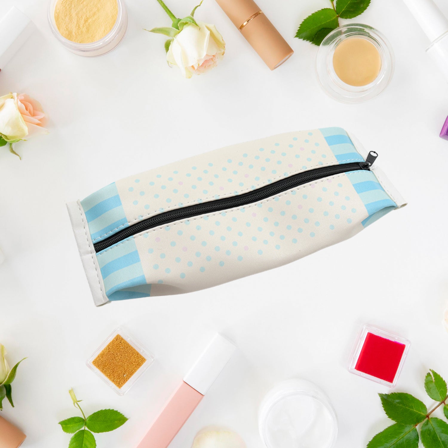 Pencil case pouch for organizing stationery items