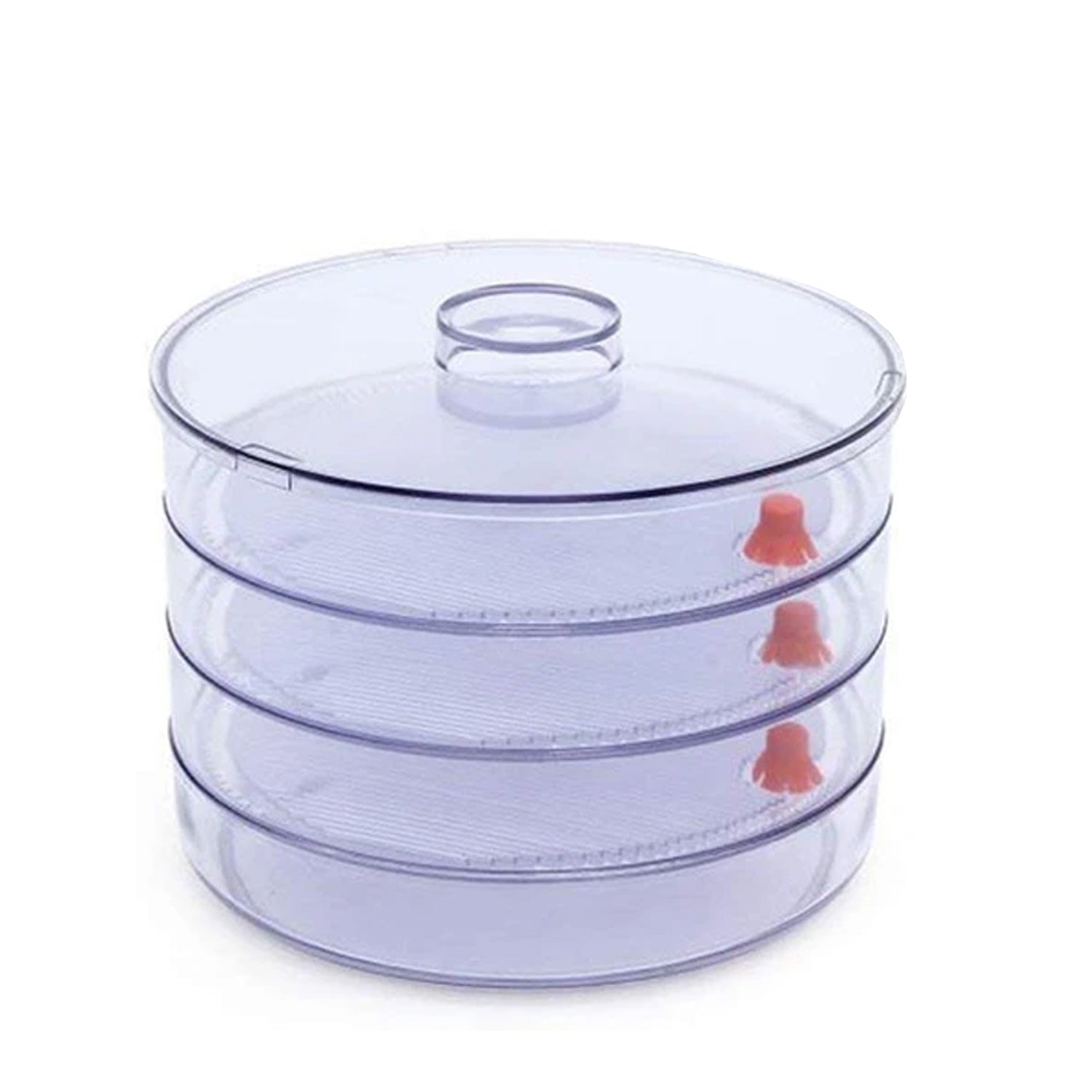 070 Plastic 4 Compartment Sprout Maker, White dopstop