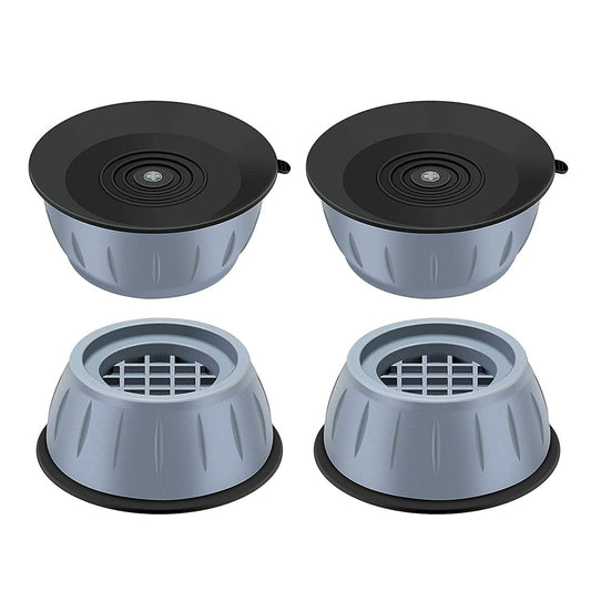 Anti vibration pads with suction cups for reducing appliance noise