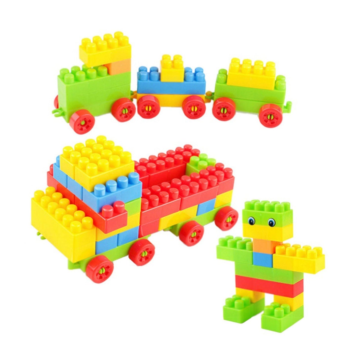 8077 60pc Building Blocks Early Learning Educational Toy for Kids DeoDap