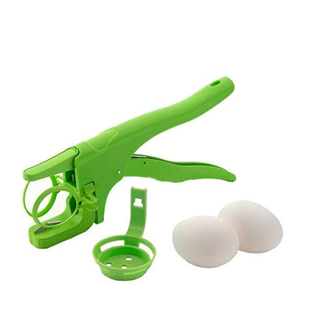 109 Plastic Handheld Egg Cracker with Separator DeoDap