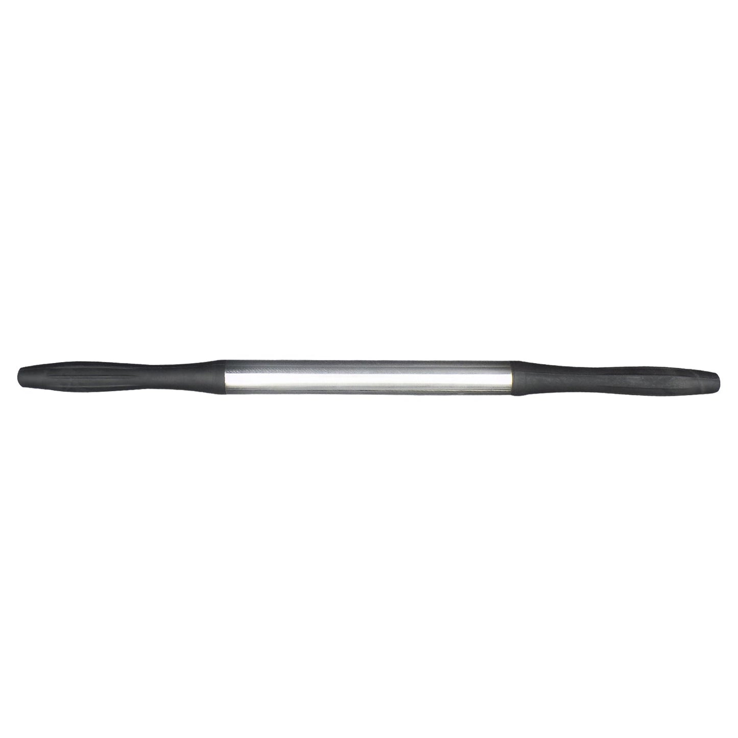 Plastic rolling pin, black color for kitchen tasks