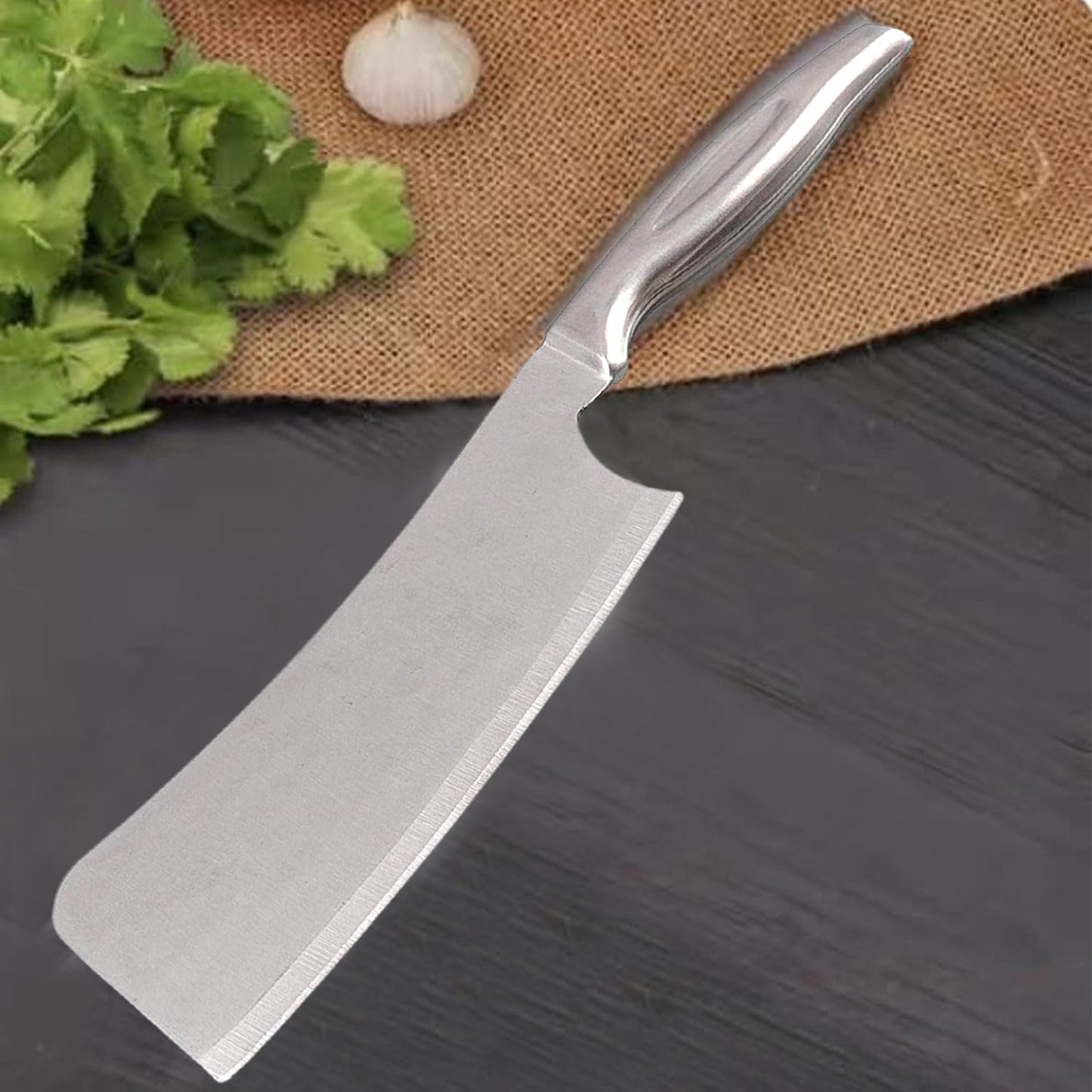 Premium 11-inch stainless steel knife with heavy-duty blade