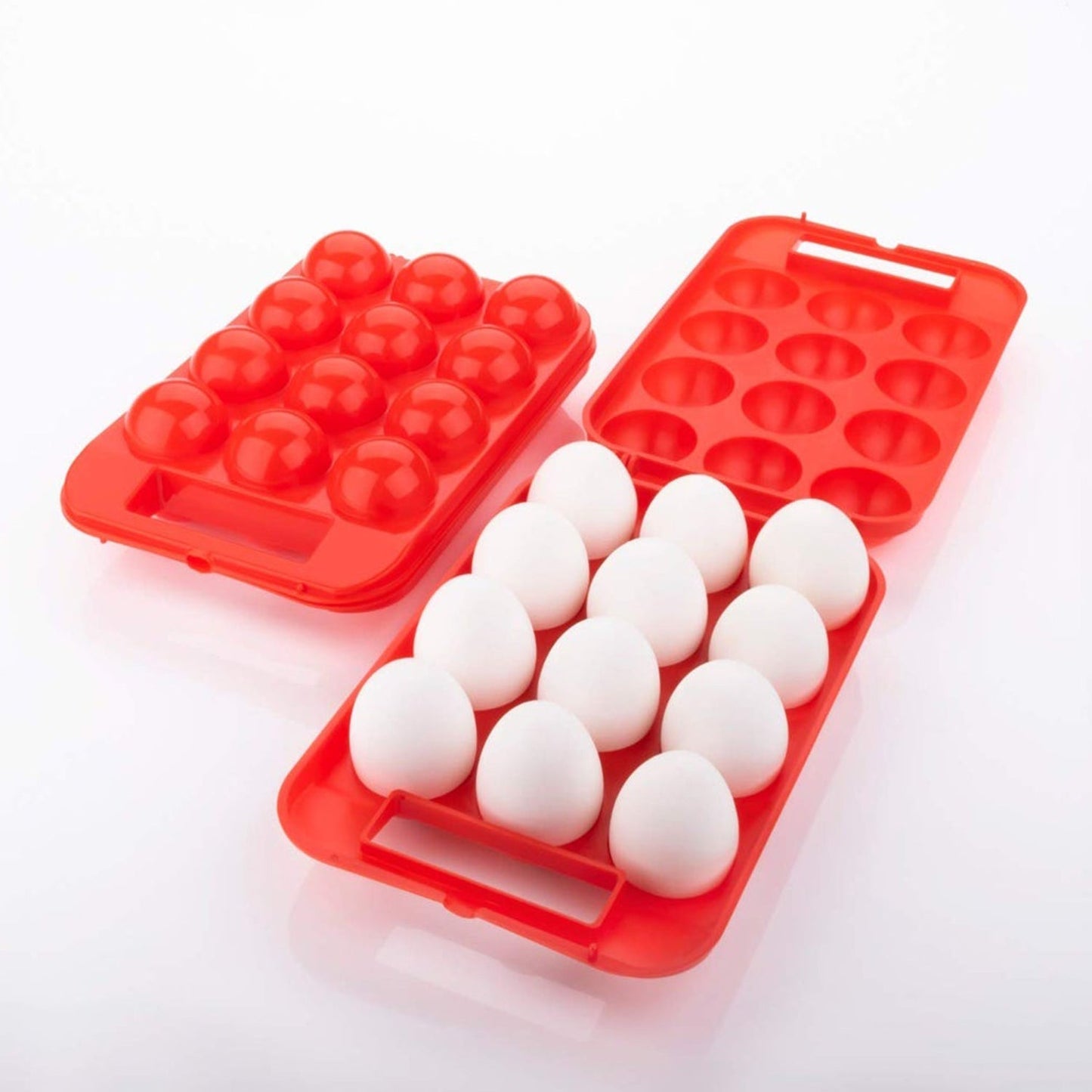 2171A Plastic Egg Carry Tray Holder Carrier Storage Box (12Cavity) 