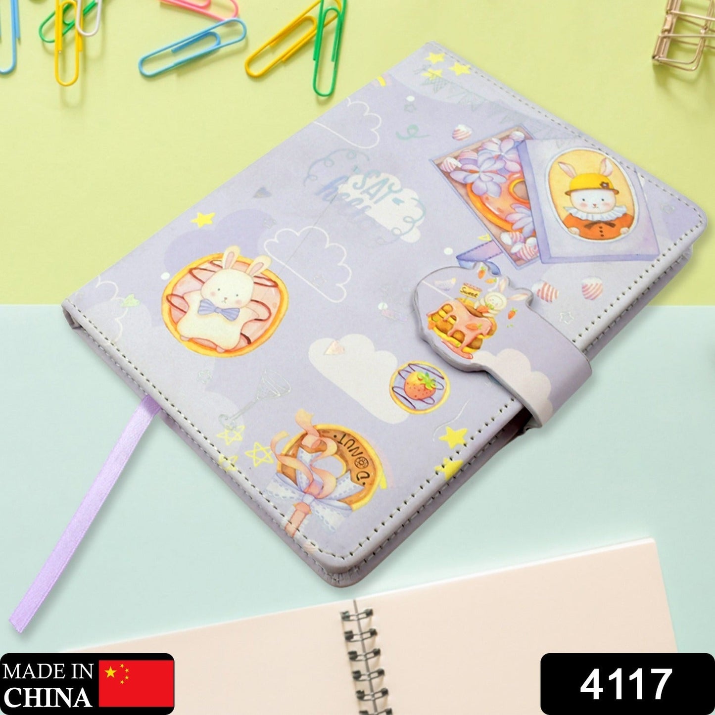 4117 Notebook Diary Budget Books Office Accessories Notepad Journals School Students Diary Portable Travel Hand Books,  Notebooks for Girls Diary Notepad for College Students Stationary Items Best Birthday Return Gifts ( 12.4x16.8 CM / 112 Pages)