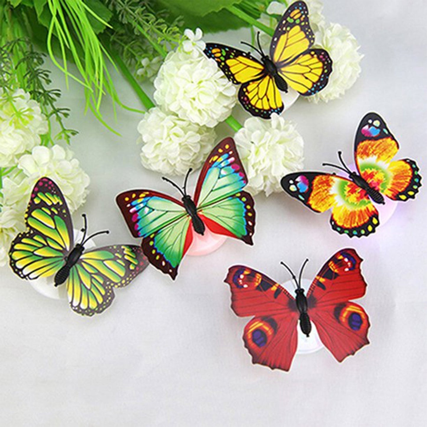 The Butterfly 3D Night Lamp Comes with 3D Illusion Design Suitable for Drawing Room, Lobby.n  (Loose)