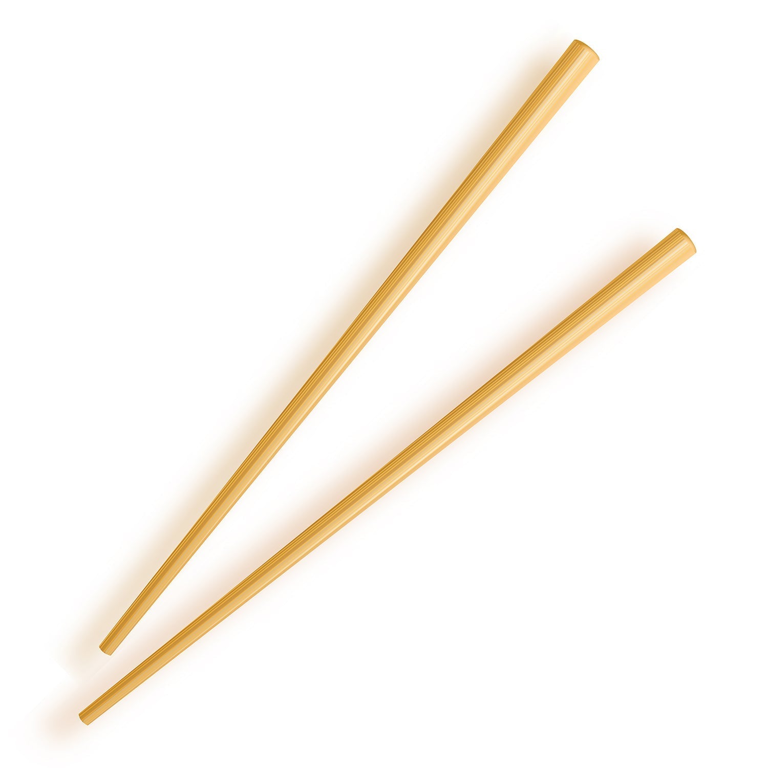 2957 Designer Natural Round Bamboo Reusable Chopsticks 