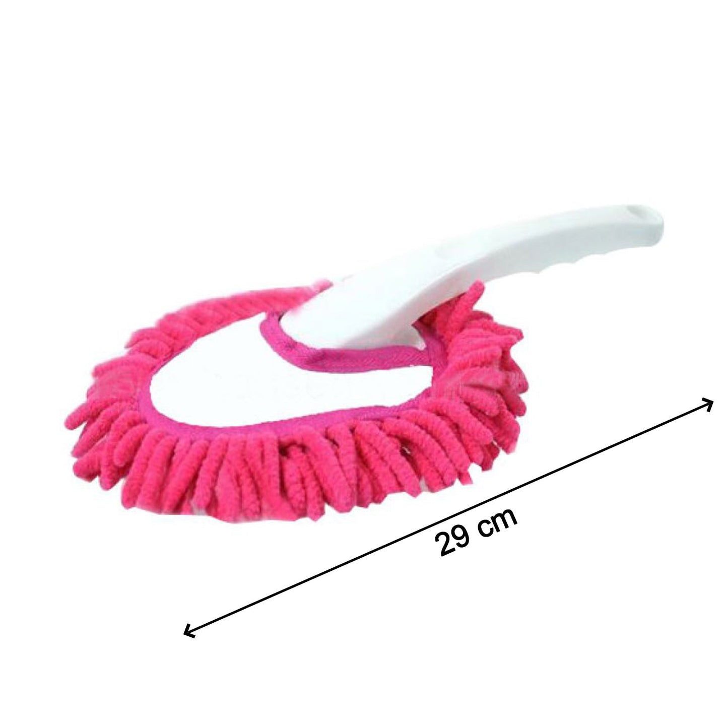 Microfiber duster designed for efficient car cleaning and window washing