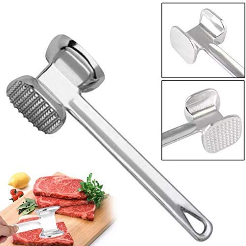 1595 Double Side Beaf Steak Mallet Meat Hammer Tool Aluminium High Quality Tool For Home & Restaurant Use