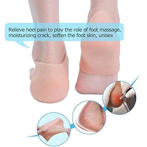 339 Moisturizing Skin Softening Silicone Gel for Dry Cracked Heel Repair (Multicolour) dopstop