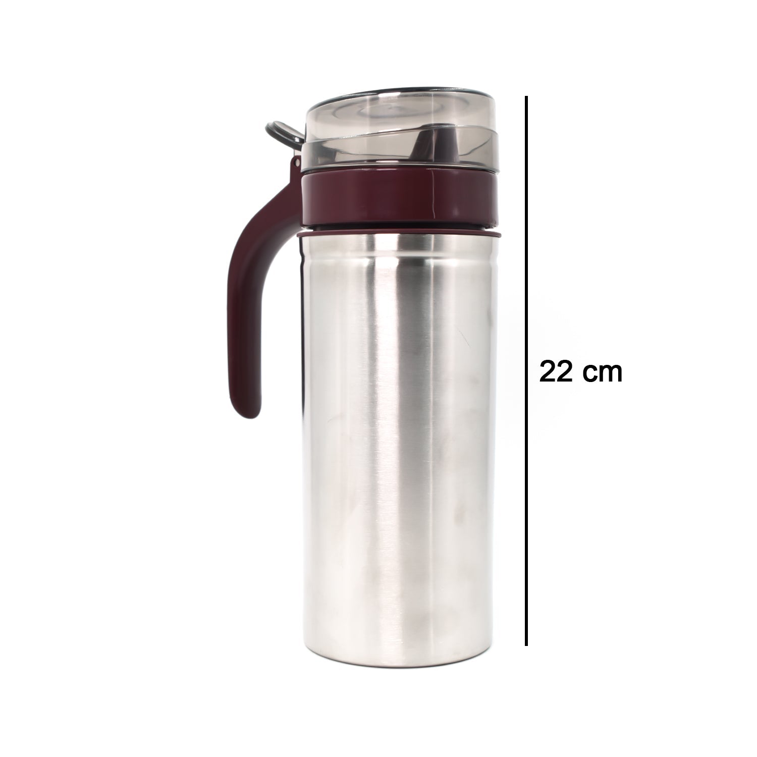 Stainless steel 750ml oil container with nozzle