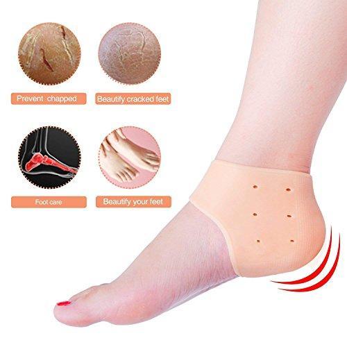 339 Moisturizing Skin Softening Silicone Gel for Dry Cracked Heel Repair (Multicolour) dopstop