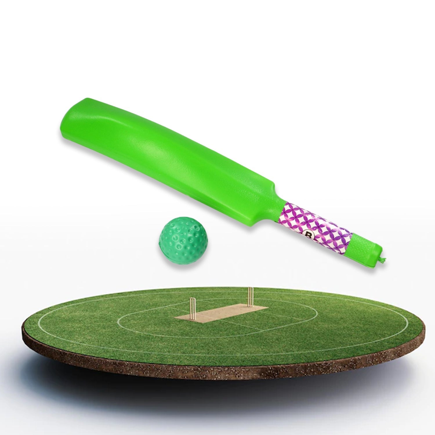 8022A Plastic Cricket Bat and Ball Toy for Kids 