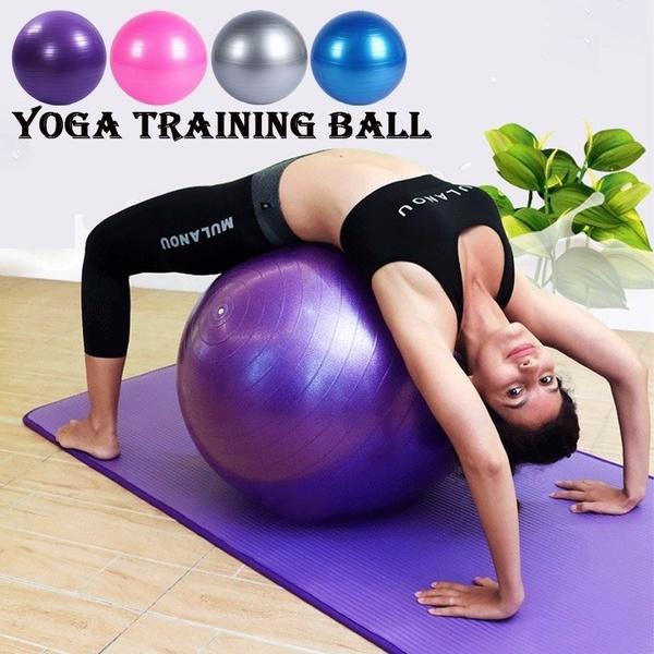 580 Anti-Burst Gym Ball with Pump (75 cm) DeoDap