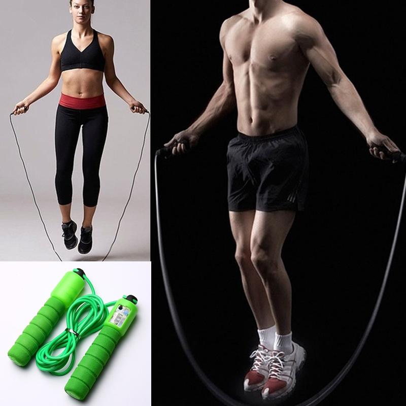 635 Electronic Counting Skipping Rope (9-feet) DeoDap