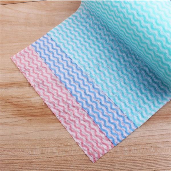 1601 Non Wooven Fabric Disposable Handy Wipe Cleaning Cloth Roll (1Pc) DeoDap