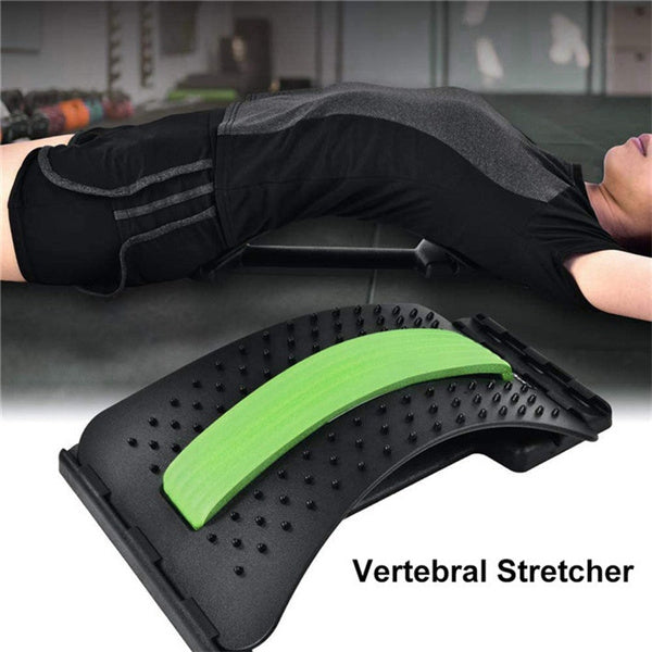 1673 Multi-Level Back Stretcher Posture Corrector Device for Back Pain 