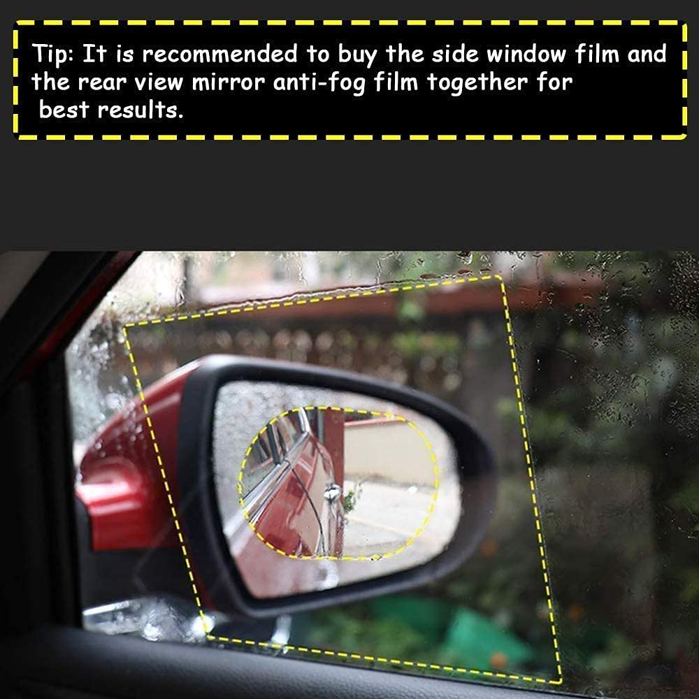 Waterproof mirror film for safe driving