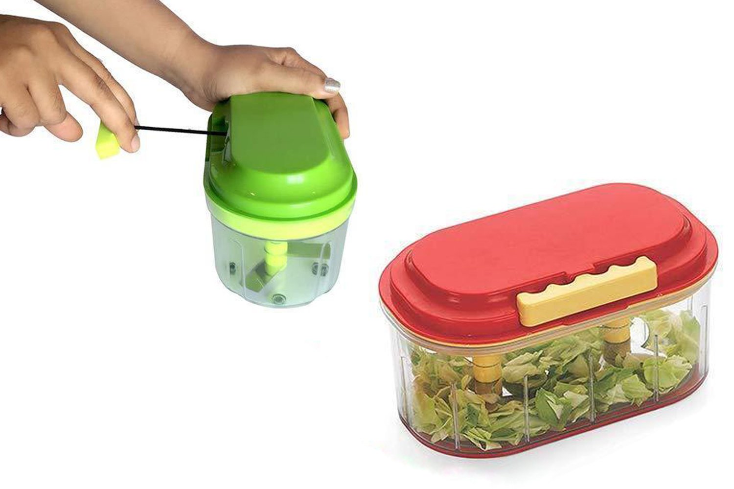 0071 Plastic Vegetable Chopper  (1000 ml) dopstop