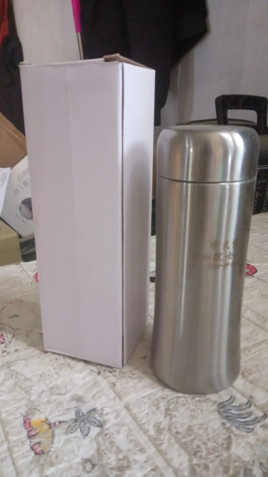 12794 Stainless Steel Water Bottle Leak Proof, Rust Proof, Hot & Cold Drinks, Gym Sipper BPA Free Food Grade Quality, Steel fridge Bottle For office / Gym / School (300 Ml Approx)