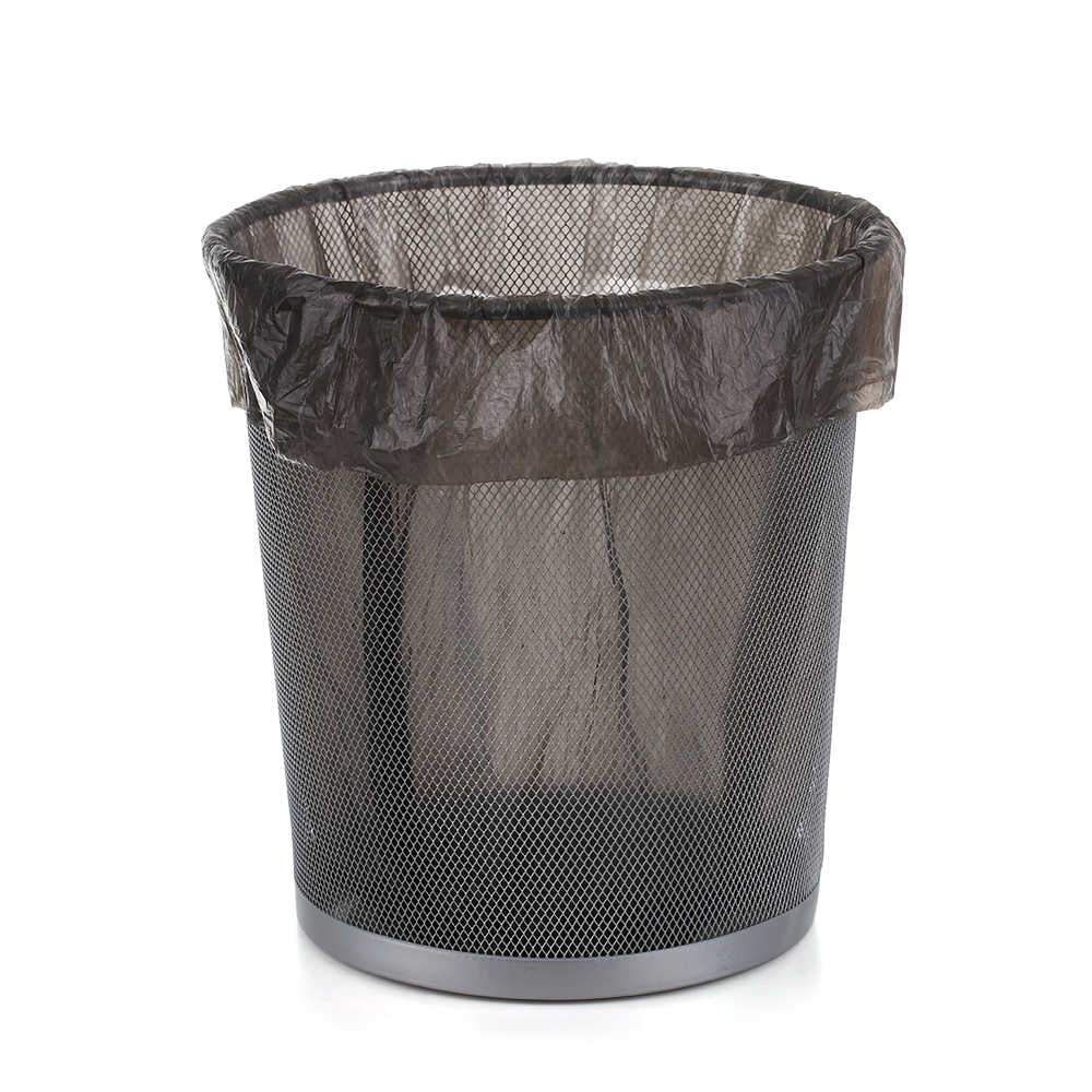 Disposable large black garbage bags, size 30 x 50 cm, eco-friendly.